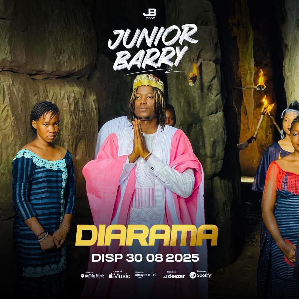 5443c23b-f9e9-4939-8b87-66a69cbb8802 Junior Barry annonce la sortie de son nouveau clip “DJARAMA” et prépare un album événement